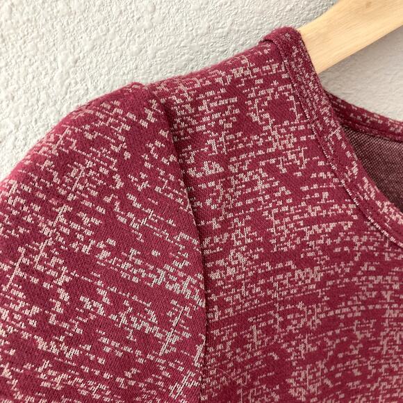 Lularoe Amelia Dress Short Sleeve Fit and Flare - Burgundy Maroon - XS - Picture 4 of 8